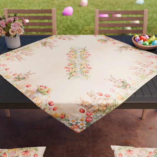 Centre de table de Pâques pour cuisine en impression numérique Tulipes