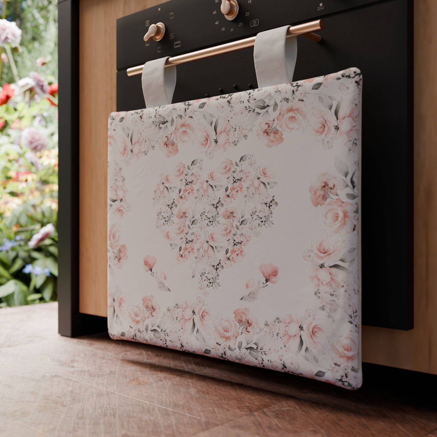 Copriforno per Cucina in Stampa Digitale Floreale-17 1pz 45x55cm