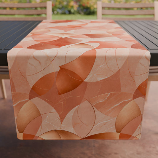 Chemin de table, Nappe Chemin, Chemin de cuisine Geo - Cercle Cuivre
