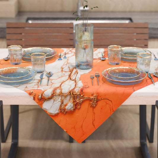 Centre de Table Moderne Effet Marbre Aurange