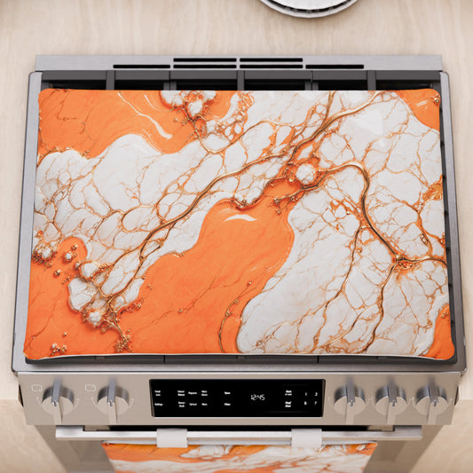 Housses de Plaques et de Feux Effet Marbre Aurange