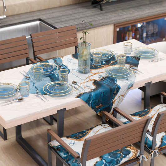 Centre de Table Moderne Effet Marbre Oceaglint
