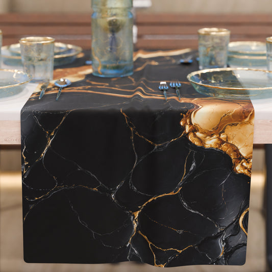Chemin de Table Moderne Effet Marbre Onyxlite
