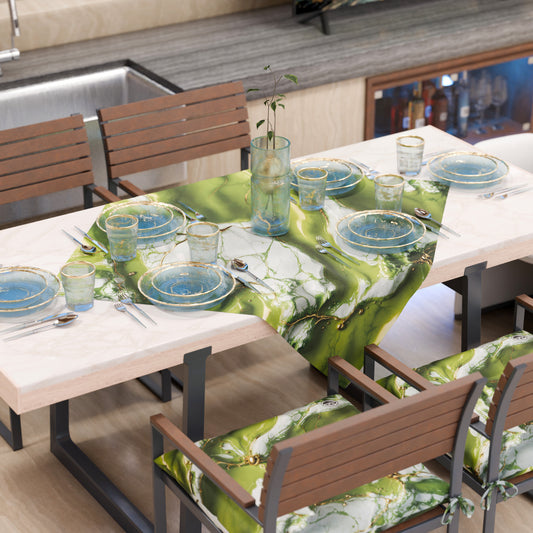 Centre de Table Moderne Effet Marbre Pistachius