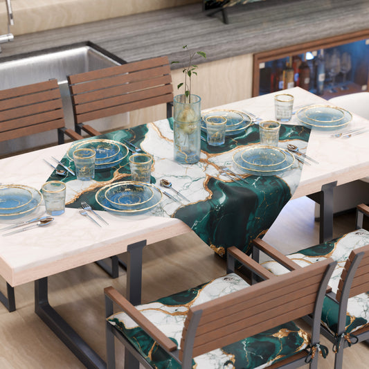 Centre de Table Moderne Effet Marbre Tealgem