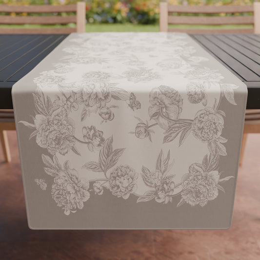 Chemin de Table, Nappe Chemin, Chemin de Cuisine Pivoines