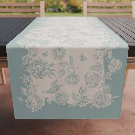 Chemin de Table, Nappe Chemin, Chemin de Cuisine Pivoines Tiffany