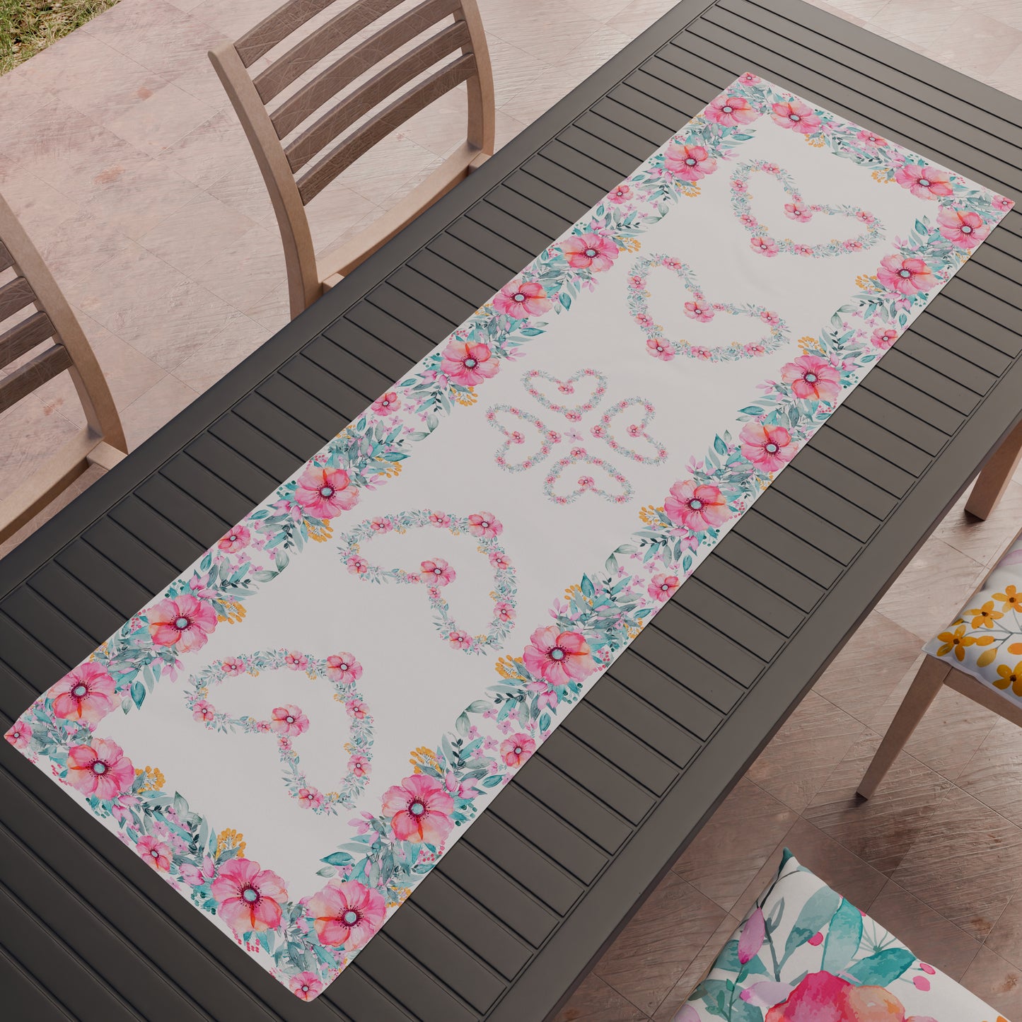 Runner Tavola, Tovaglia Runner, Runner Cucina Floreale-01