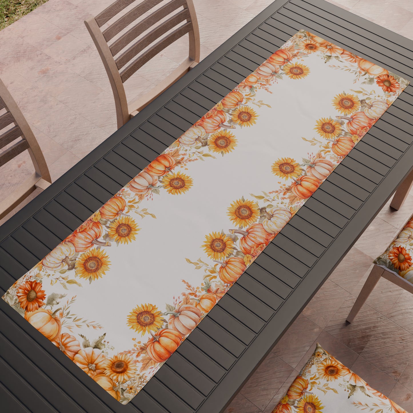 Runner Tavola, Tovaglia Runner, Runner Cucina Pumpkin