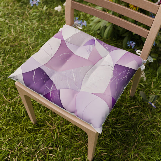Coussins pour chaises housses de chaise 6 pièces Geo - Cercle Lilas