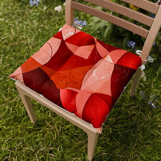 Coussins pour chaises housses de chaise 6 pièces Geo - Cercle Rouge