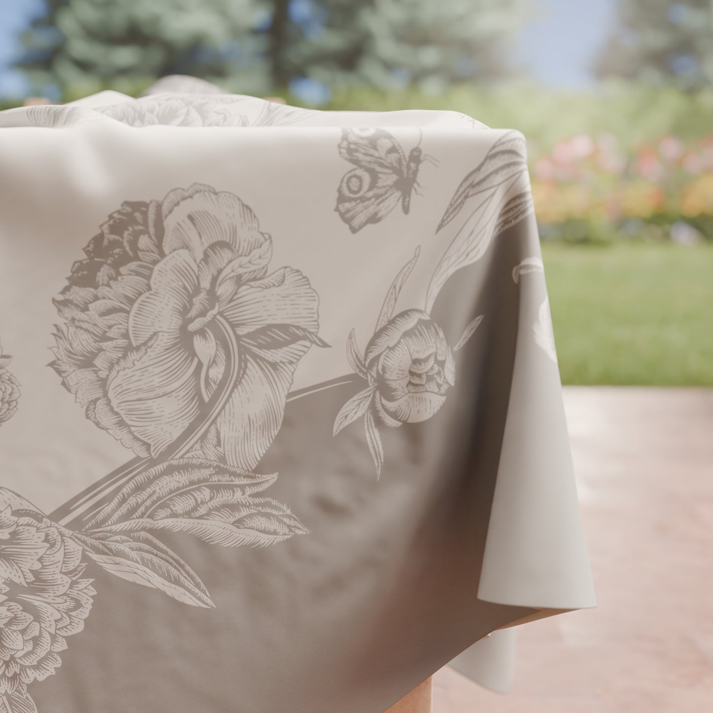 Tovaglia da tavola Antimacchia, Copritavolo da Cucina Peonie