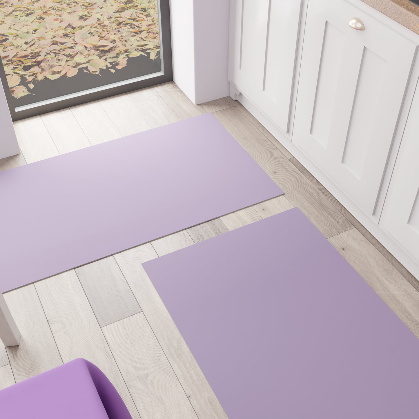 Tappeto Cucina Passatoia Cucina Tinta Unita Lilla