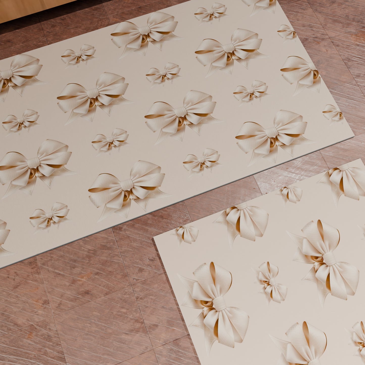 Tappeto Cucina Antiscivolo Passatoia Cucina lavabile, Cucina Fiocco Beige