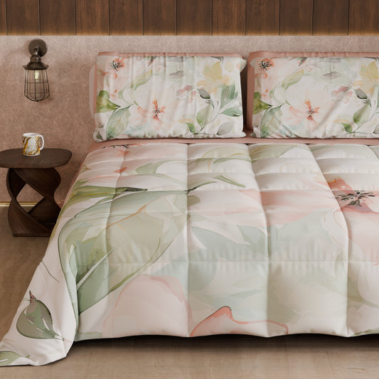 Couette, Edredon Double, Simple, 1 place et Demi Florale 04-143