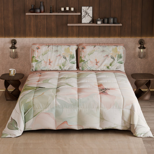 Couette, Edredon Double, Simple, 1 place et Demi Florale 04-143