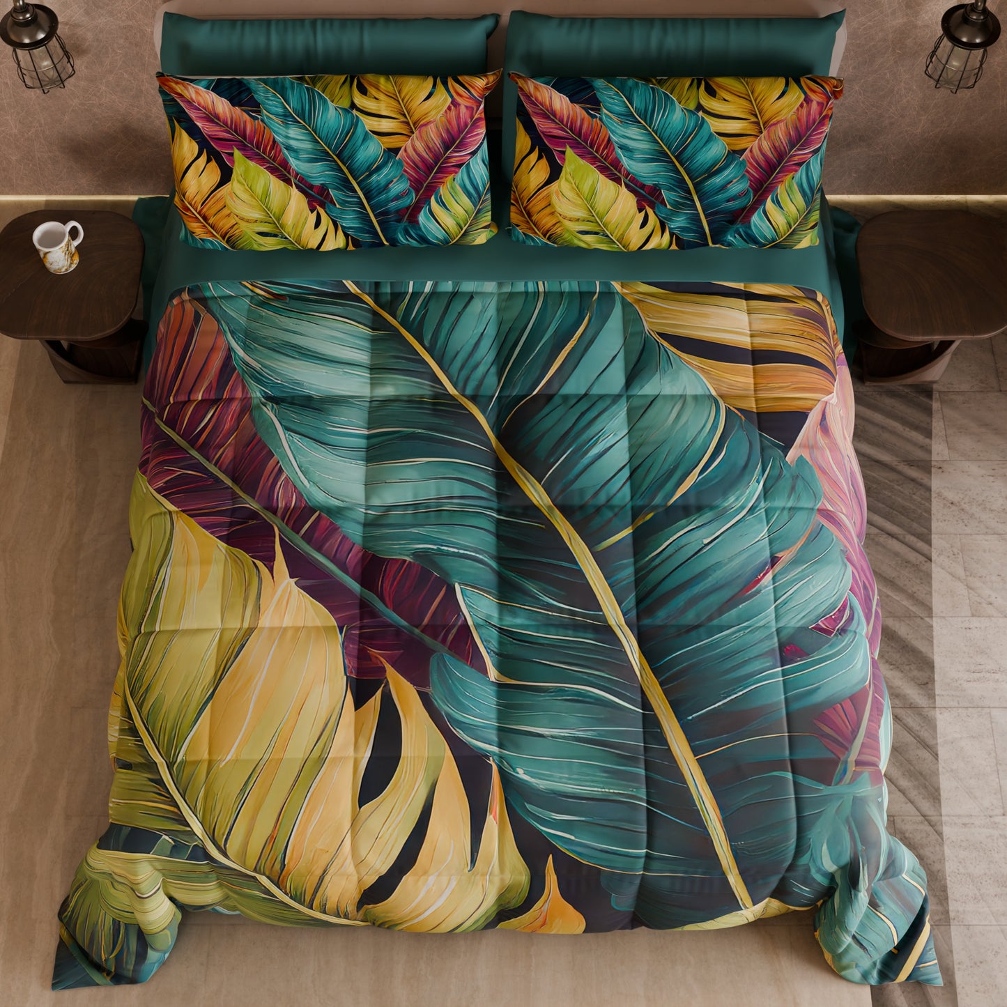 Piumone, Trapunta Matrimoniale, Singola, Piazza e Mezza Floreale 04-199