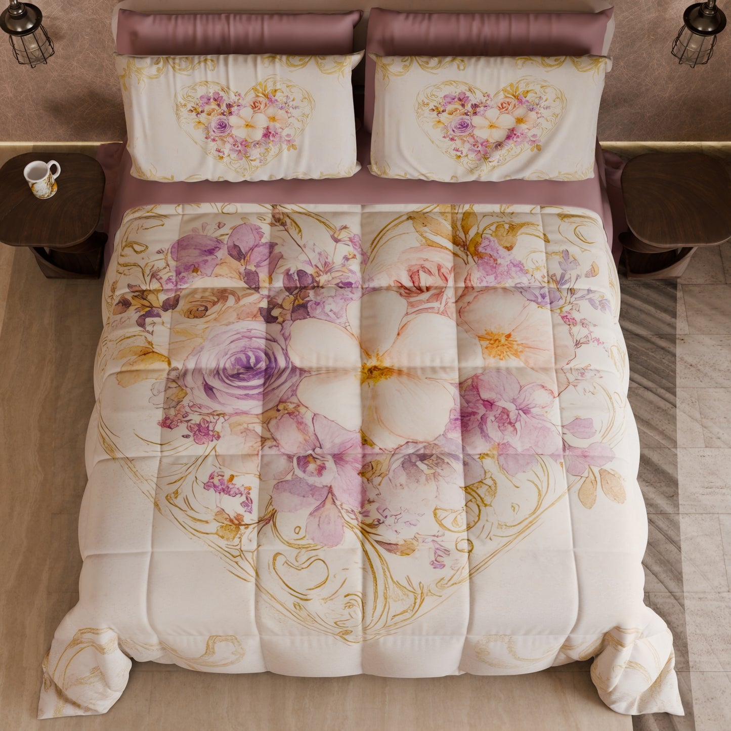 Piumone, Trapunta Matrimoniale, Singola, Piazza e Mezza Shabby 320