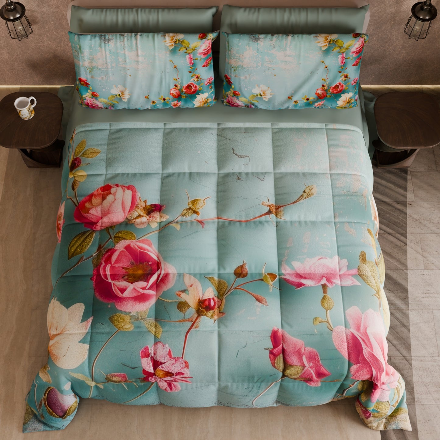 Piumone, Trapunta Matrimoniale, Singola, Piazza e Mezza Shabby 345