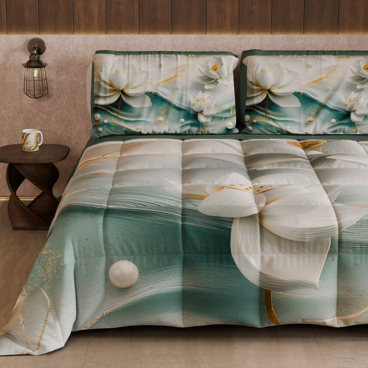 Couette, Edredon Double, Simple, 1 place et Demi Florale 06-14