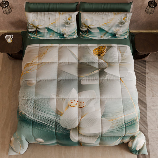 Couette, Edredon Double, Simple, 1 place et Demi Florale 06-14