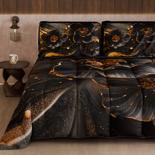Couette, Couverture Double, Simple, Une Place et Demi Florale 06-22