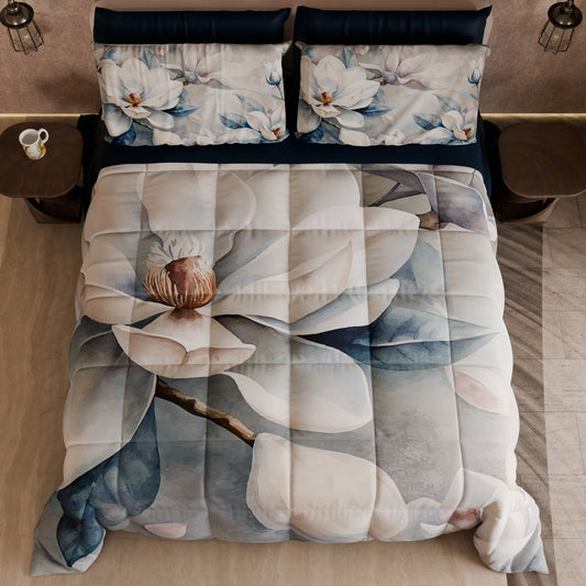 Couette, Edredon Double, Simple, 1 place et demie Floral F14