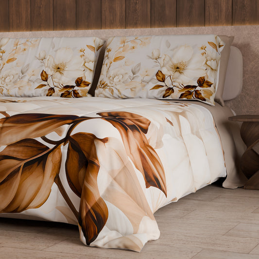 Couette, Edredon double, simple, une place et demie Floral F18