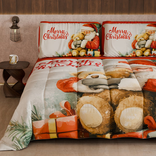 Couette double Noël, Simple, Une place et demie 25 Xmas 12