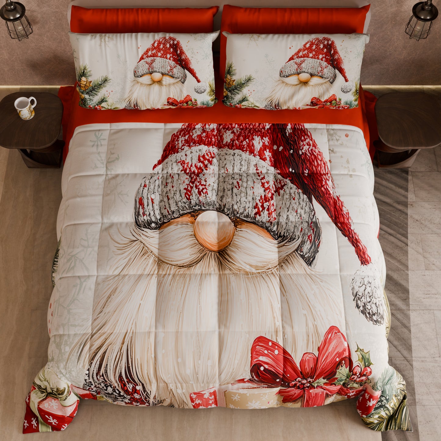 Trapunta Matrimoniale Natale, Singola, Piazza e Mezza 25 Xmas 13