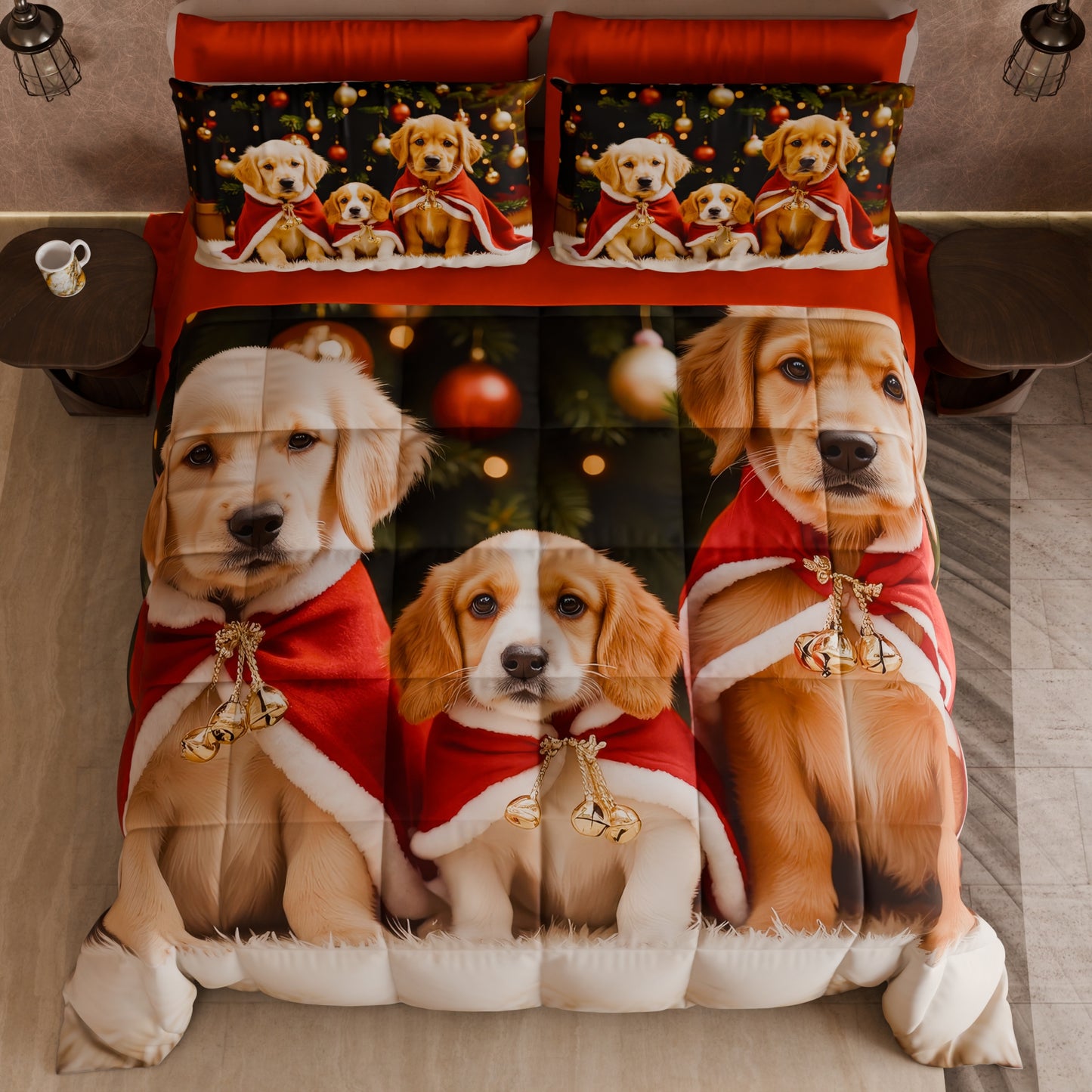 Trapunta Matrimoniale Natale, Singola, Piazza e Mezza 25 Xmas 18