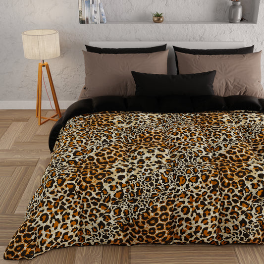 Piumone, Trapunta Matrimoniale, Singola, Piazza e Mezza Animalier Maculato