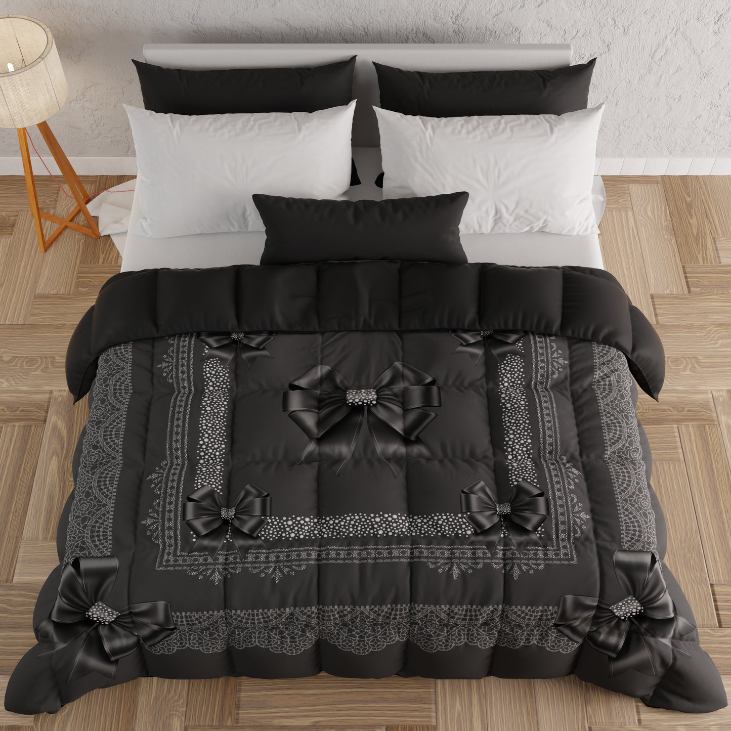 Piumone, Trapunta Matrimoniale, Singola, Piazza e Mezza, Fiocco Diamanti