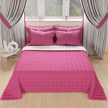 Double Face Mud Dove Gray Spring Autumn Bedspread Quilt
