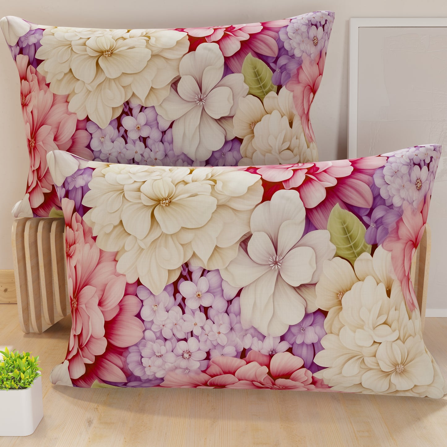 Federe Cuscini in Stampa Digitale, Ortensia