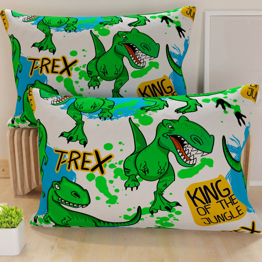 Taies d'oreiller en impression numérique, T-Rex