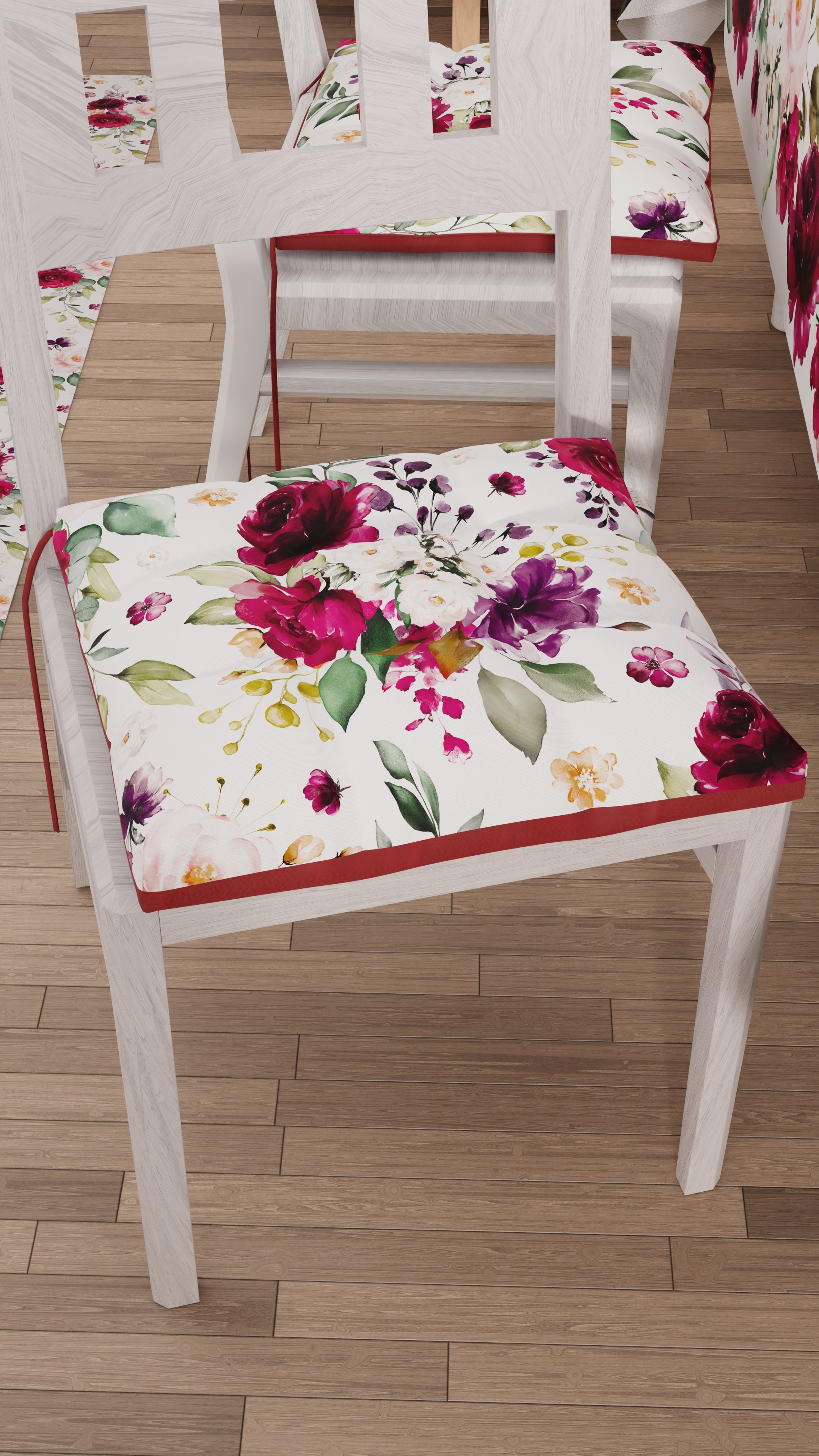 Set 4 Cuscini Feltro 35x35cm - Per Sedie E Panche | Comodi E Lavabili, Colore Petrolio - Foto 7