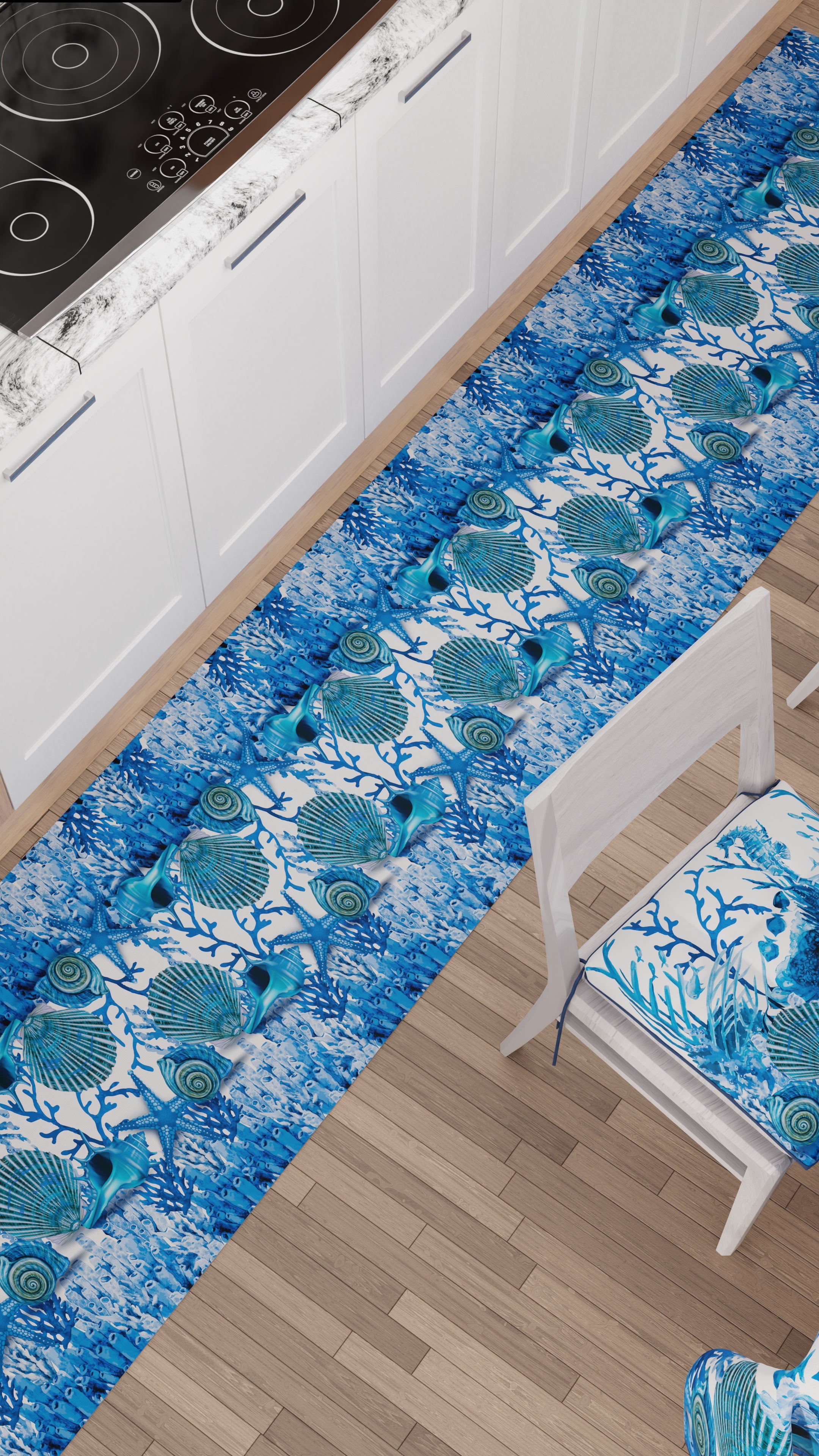 Tappeto Runner Cucina 4,2 Metri, Lavabile E Antiscivolo, Tinta Unita Effetto Tessuto, Spessore 6mm, Larghezza 90cm, Colore Stile Astratto