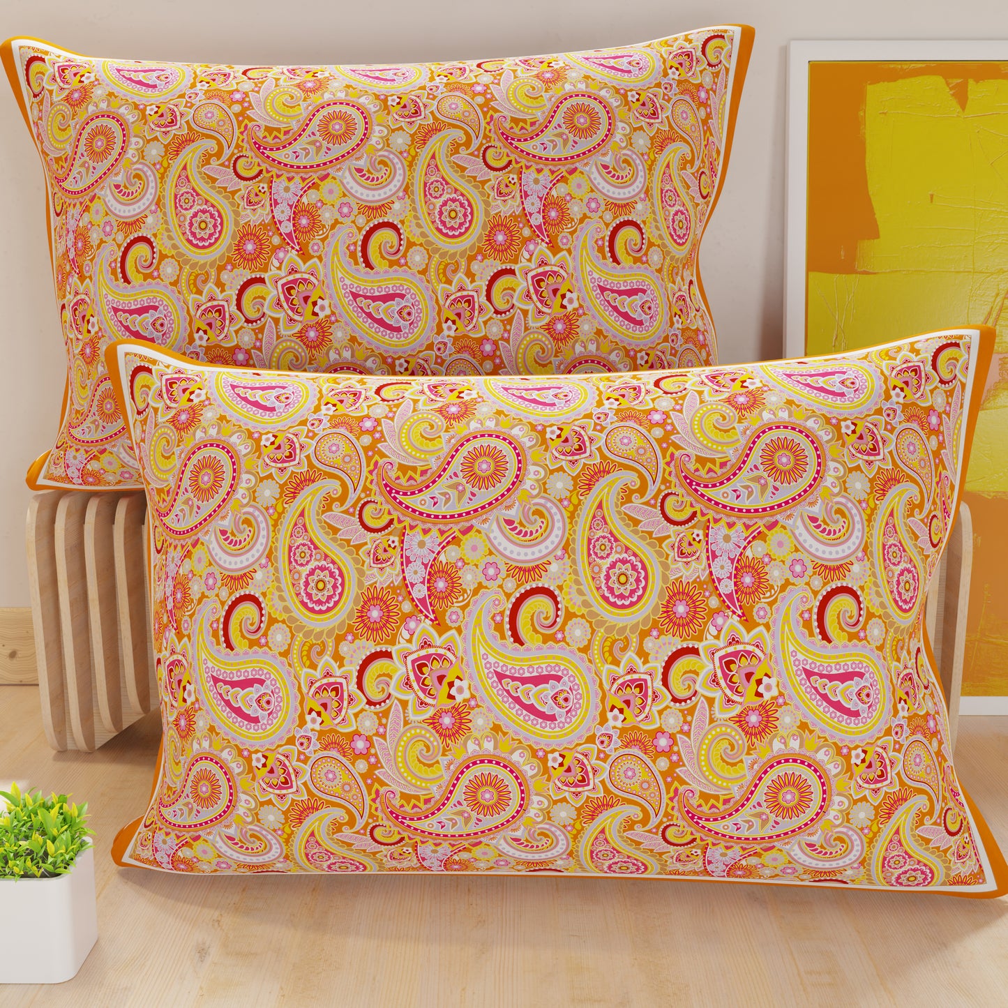 Federe, Federe Cuscini in Stampa Digitale, Paisley 03