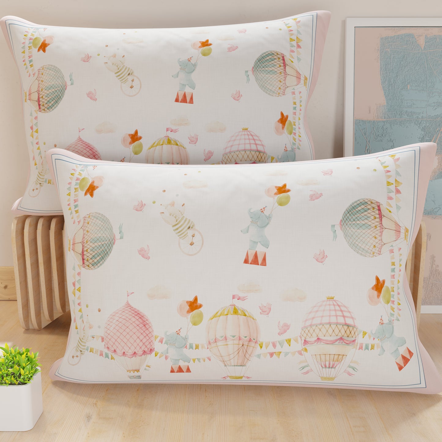 Federe, Federe Cuscini in Stampa Digitale, Party Elephants