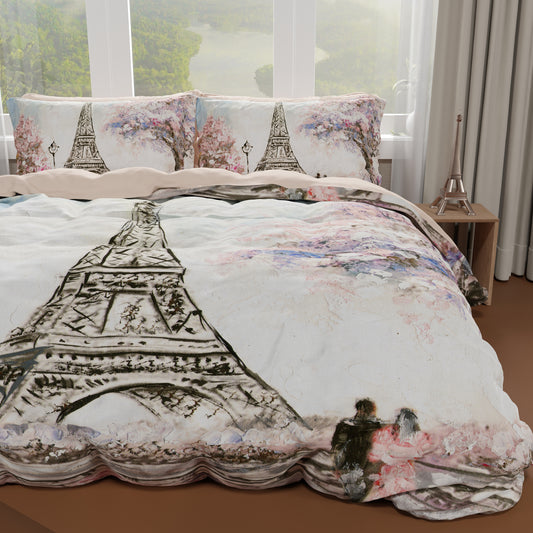 Copripiumino Matrimoniale, Singolo, Una Piazza e Mezza, Paris, Parigi Torre Eiffel