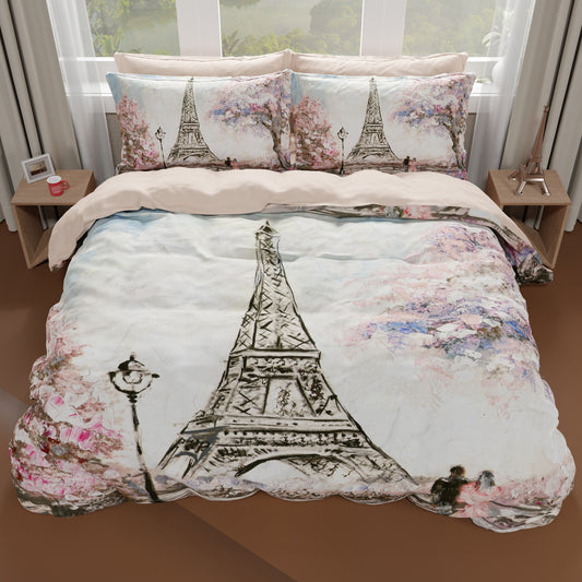 Copripiumino Matrimoniale, Singolo, Una Piazza e Mezza, Paris, Parigi Torre Eiffel