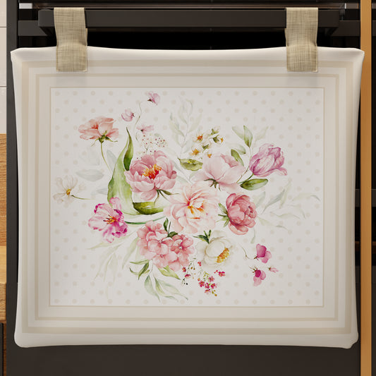 Copriforno per Cucina in Stampa Digitale Shabby Pois Beige1pz 45x55cm