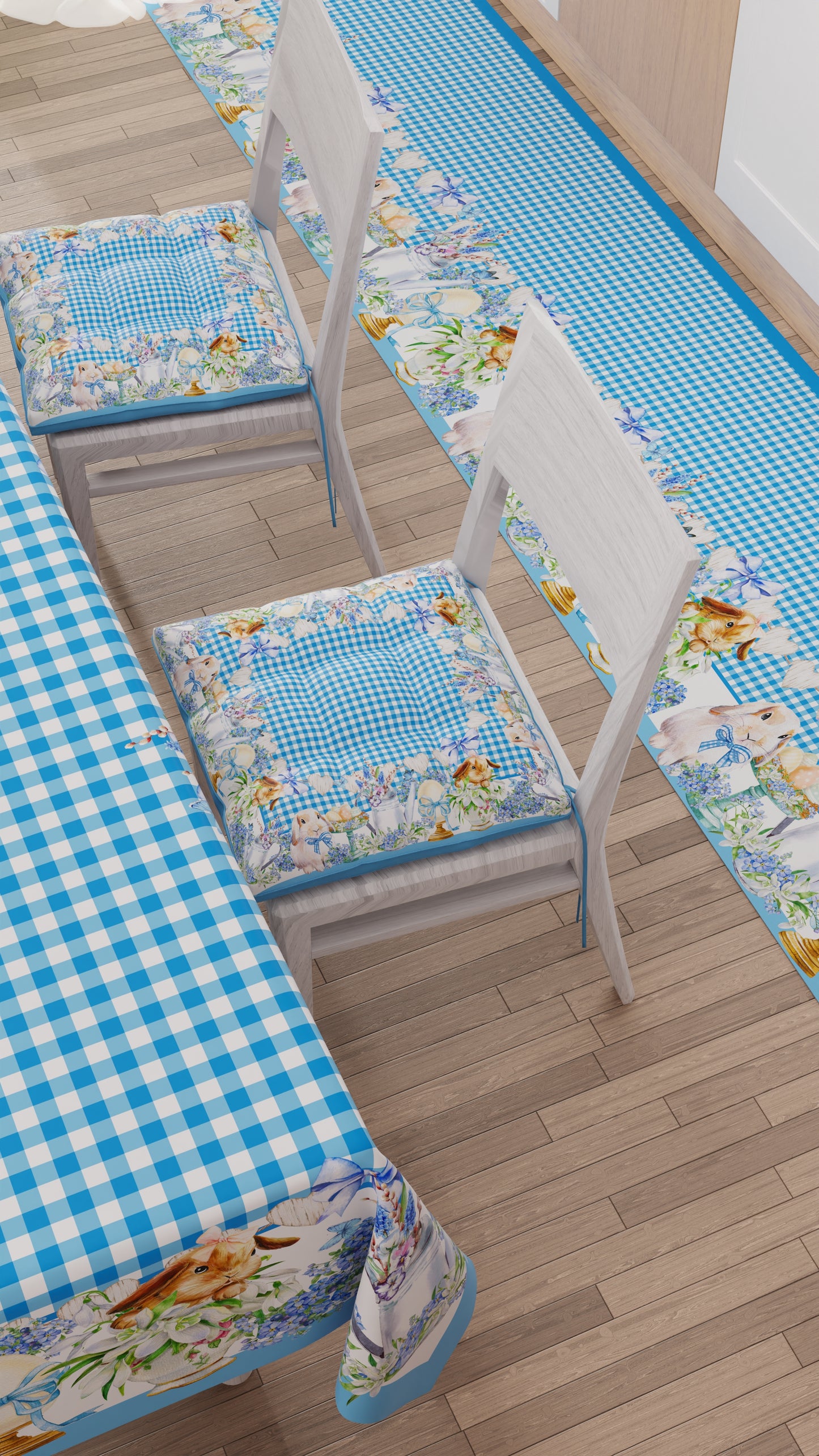 Easter Chair Cushions Easter Chair Cover 6 Pieces Vichy