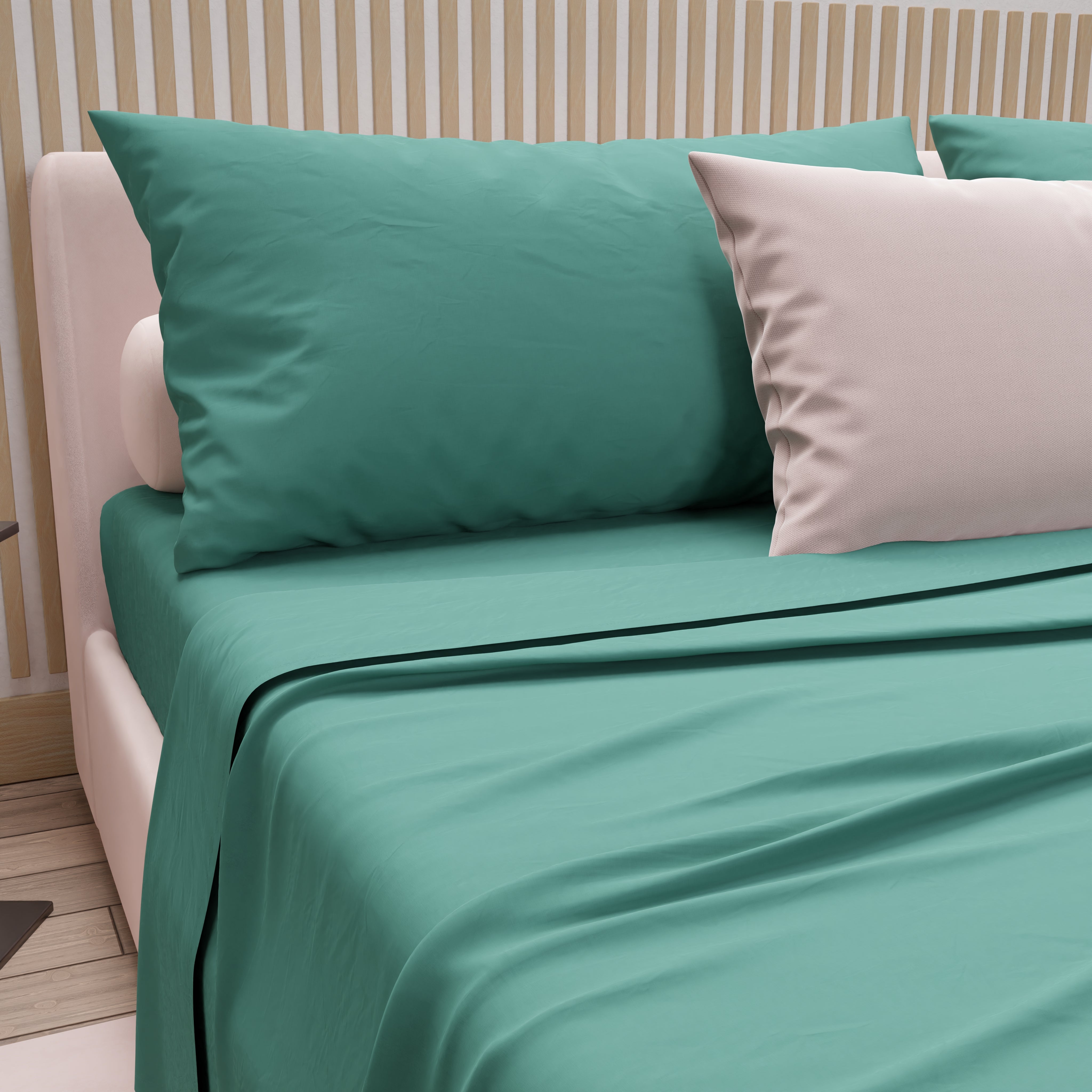 Lenzuola matrimoniali in cotone completo ZER0BED rosso-blu Lenzuola matrimoniali in cotone completo ZER0BED rosso-blu