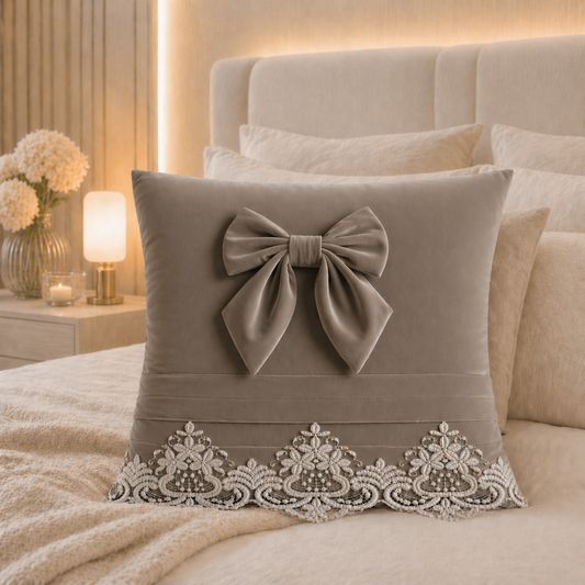 Coussins Décoratifs en Velours 1pc, Coussins de Canapé Bijou Boue