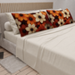 Lenzuola in Cotone, Completo Letto con Federe in Stampa Digitale Autunno 05 Panna