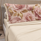 Lenzuola in Cotone, Completo Letto con Federe in Stampa Digitale Petalo 13 Panna.