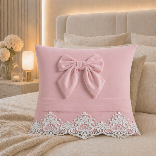 Coussins Décoratifs en Velours 1pc, Coussins de Canapé Bijou Rose
