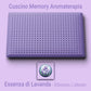 Cuscino Memory Aromaterapia, Cuscino per la Cervicale, Cuscino Profumo Lavanda